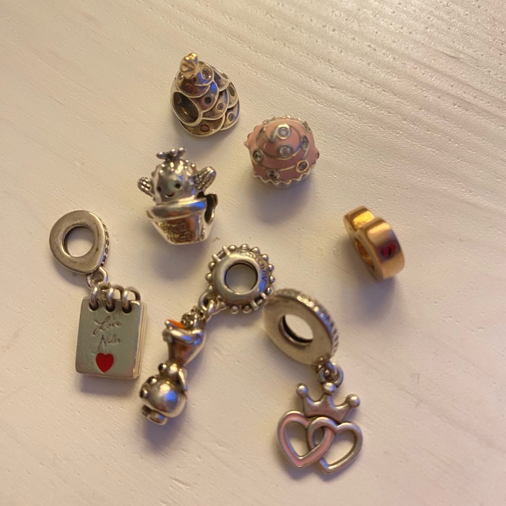 7 Pandora Charms NOT AVAILABLE